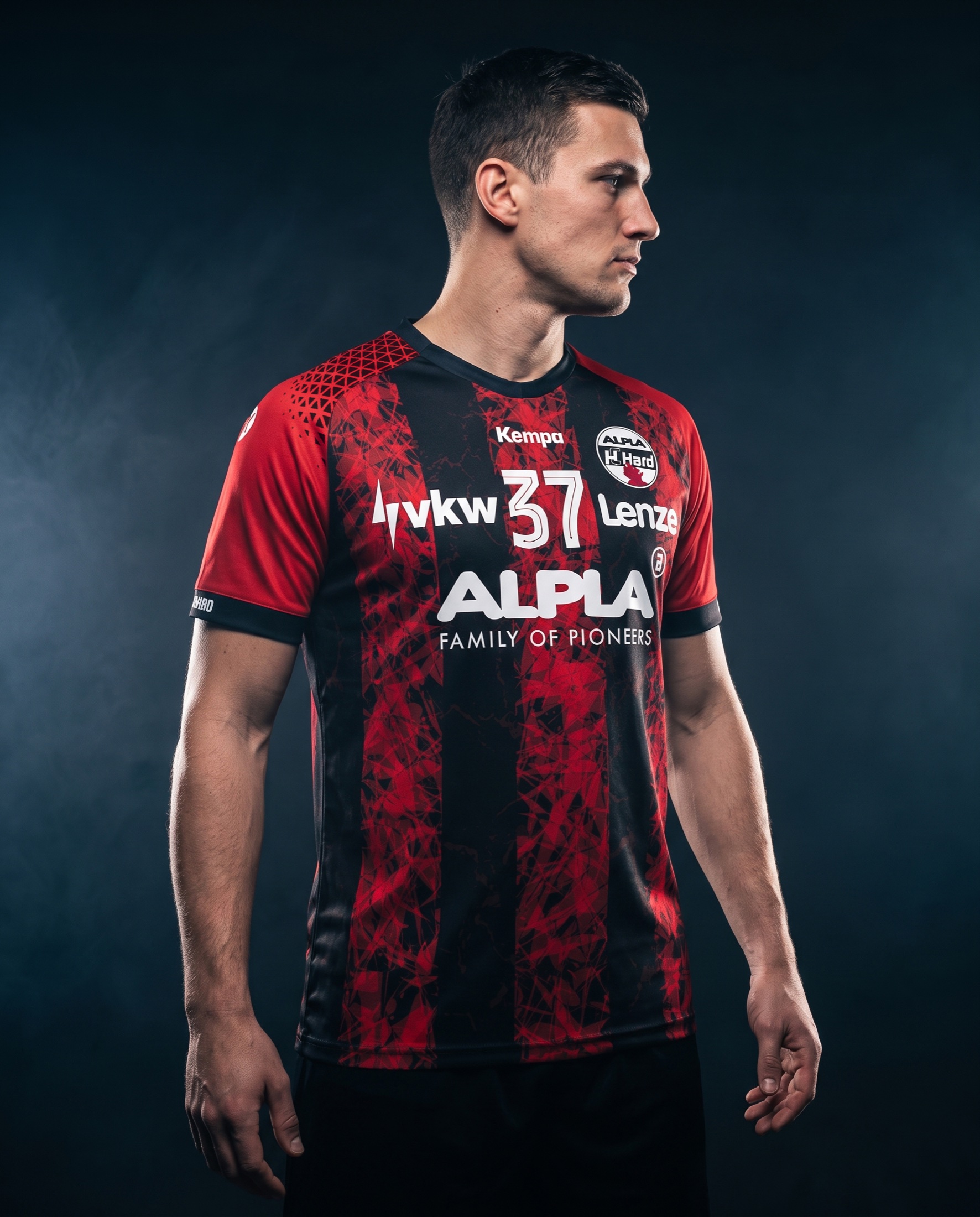 ALPLA HC Hard — Trikot-Mockup, Spieler seitlich